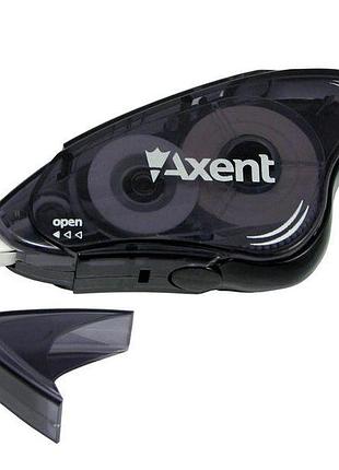 Коректор стрічковий чорний 8м на 5мм 7003-01 axent