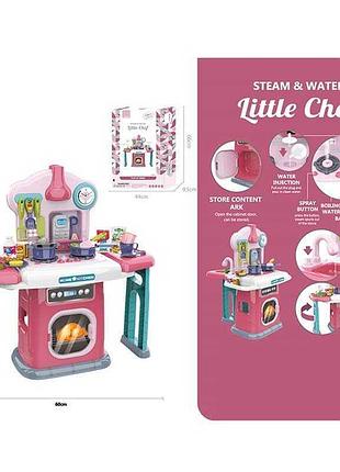 Игровая кухня little chef 661-516 с реалистичными эффектами и аксессуарами