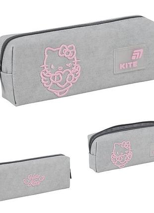 Косметичка-пенал з одним відділенням hello kitty hk26-642-1 kite