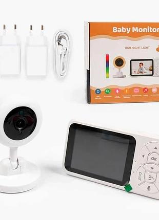 Радіоняня m 51079 з кольоровим lcd-екраном 3.5 дюйми та функцією нічного бачення