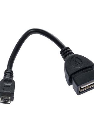 Универсальный переходник usb - micro usb черный