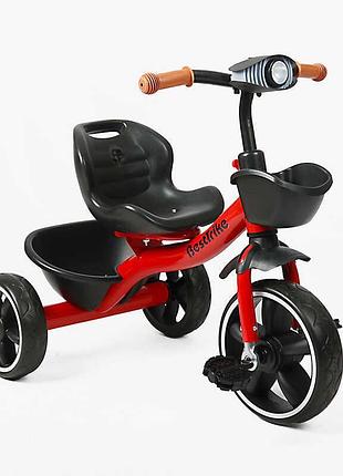 Детский трехколесный велосипед bs-40855 / bs-40-855 «best trike» для прогулок и обучения езде