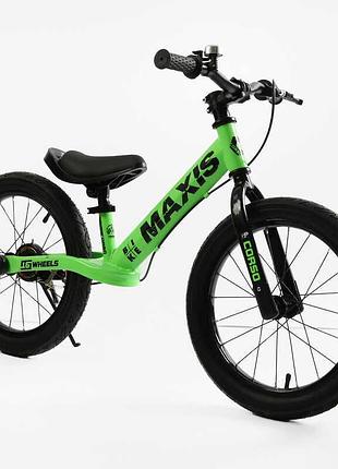 Детский беговел corso maxis mx-80144 для развития баланса