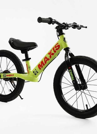 Дитячий беговел corso maxis mx-65049 яскраво-жовтий