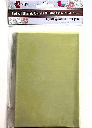 Заготівки для листівок олівкового кольору 10x15 см 250 г/м² 952242 santi