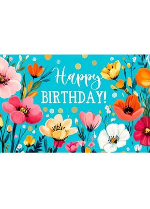 Денежный конверт с праздничной надписью happy birthday! т-150у