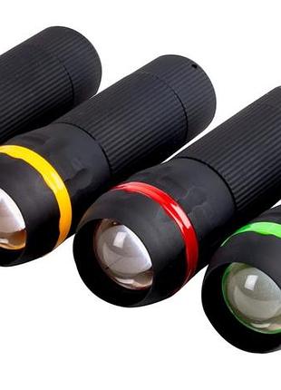 Яркий ручной фонарь 901 с led освещением