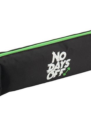 Пенал косметичка чорного кольору no days off k18-642-3 kite стильний та компактний