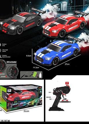 Радіокерована дрифт-машина yf 668 rc 18 з повним приводом 4wd, масштаб 1:16, підсвічуванням та парогенератором