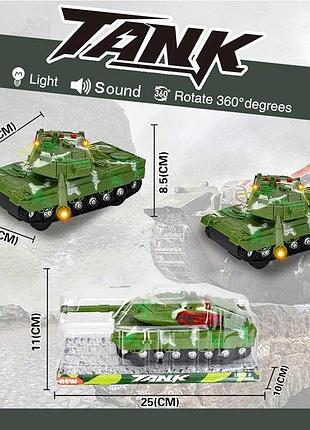 Військовий танк 383-21 d1 з музикою та світлом
