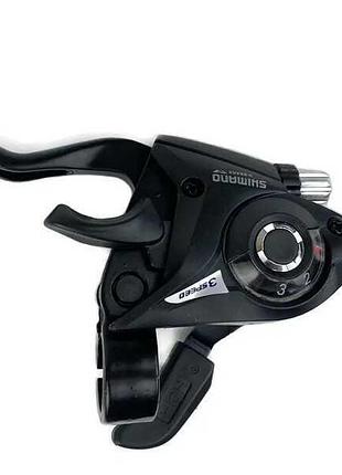Перемикач швидкостей shimano ef-500-3 лівий для 3 передач