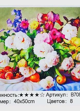 Унікальний набір для творчості: картина за номерами та алмазна мозаїка "натюрморт" від tk group