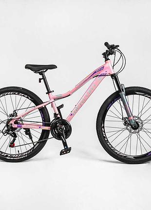 Спортивний велосипед corso mercury 26 дюймів mr-26622 з міцною рамою