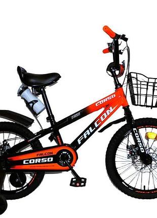 Дитячий велосипед corso falcon fc-18514 з двома колесами 18 дюймів