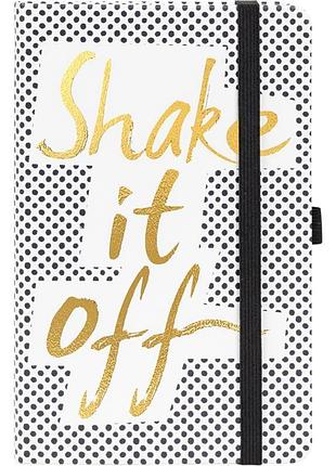 Щотижневий датований блокнот-щоденник partner 125*195 shake it off 8510-22-10 axent з гумкою