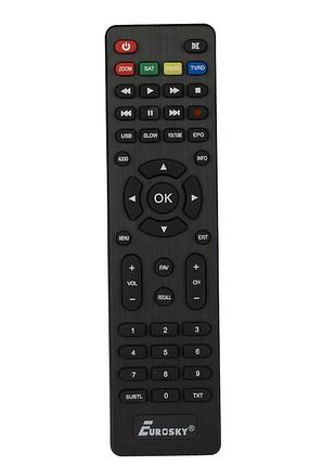 Пульт дистанційного керування для hd тюнерів eurosky es-11/15/18