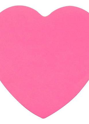 Фігурний паперовий стікер у формі серця 2443-01 axent, 5 яскравих кольорів