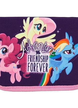 Пенал-книжка з одним відділенням та клапаном little pony lp18-621-1 kite