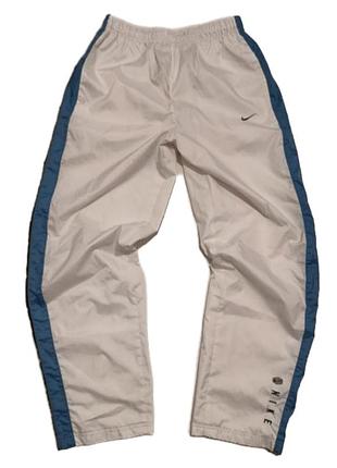 Вінтажні нейлонові штани nike vintage 2000-2002 роки. розмір l. як adidas originals lacoste ralph lauren neylon puma reebok champion найк