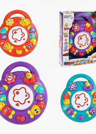 Музыкальный барабанчик "wtoys" - магия звуков и цветов для малышей