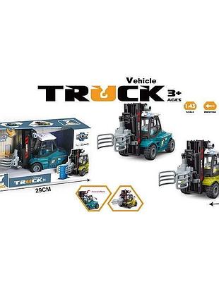 Игрушечный погрузчик спецтехники klx 900-50 с подсветкой и звуком, масштаб 1:43