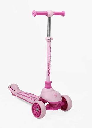 Трёхколёсный детский самокат best scooter j-4266-032 с регулируемой высотой руля