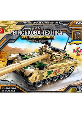 Конструктор "військова техніка" teko - модель т-64бм булат з 403 деталей