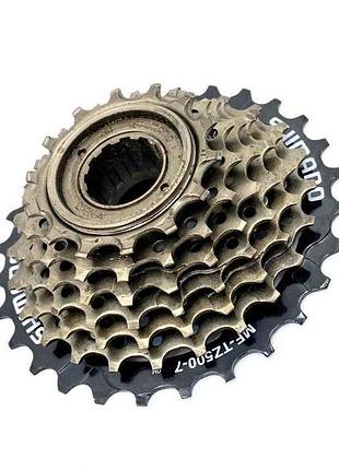 Задняя трещотка shimano mf-tz 500-7 с 7 звездами 14-34t для велосипеда