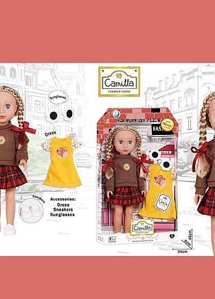 Кукла camilla a 932 a с аксессуарами и прошитыми волосами, высотой 35 см