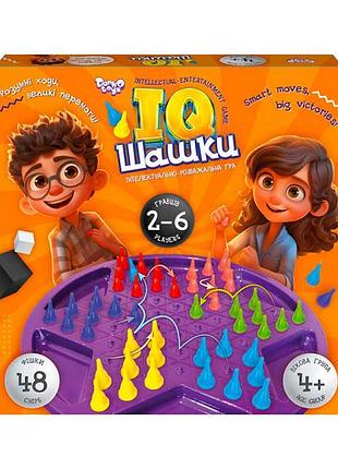 Розвиваюча настільна гра "iq шашки" від бренду "danko toys"