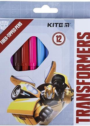 Фломастеры цветные transformers tf21-047 kite, 12 оттенков