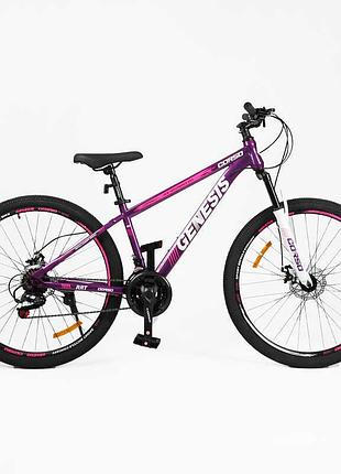 Велосипед спортивний corso genesis 27.5 дюймів gs-27378 для активного відпочинку та спорту