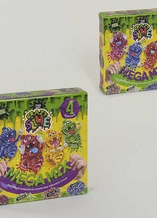 Набор для творческих экспериментов "crazy slime" 4 в 1