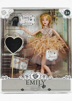 Лялька принцеса qj 090 «emily» з аксесуарами в стильній коробці