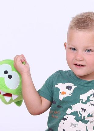 Плюшева іграшка ам ням від weber toys з відкритим ротиком 17 см