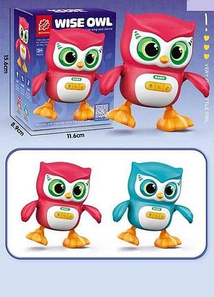 Музыкальная игрушечная сова s-004 a с подсветкой и танцами