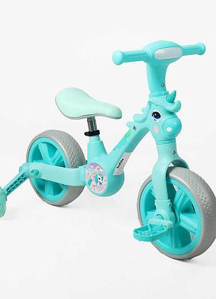 Детский велосипед-трансформер best trike jm-0819-2 с регулируемым сиденьем