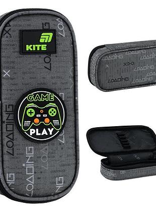 Пенал одне відділення good game сірого кольору k26-662-2 kite для зберігання канцелярії