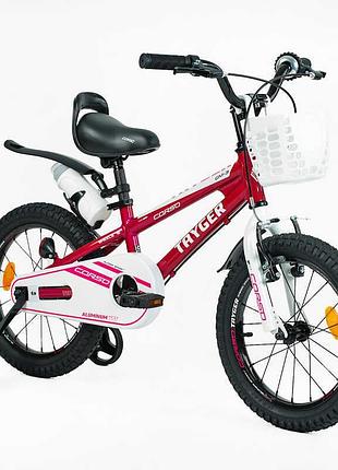 Детский велосипед corso 16" tg-10258 "tayger" - стильный и безопасный