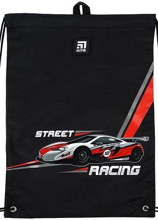 Сумка-мешок для взуття racing k24-600m-2 kite з малюнком спортивного авто