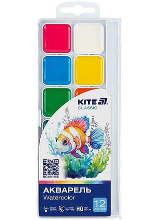 Акварельные краски classic k-061 kite с 12 яркими цветами