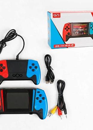 Портативная игровая консоль c 77277 с 500 встроенными играми, цветной анимацией и дополнительным джойстиком