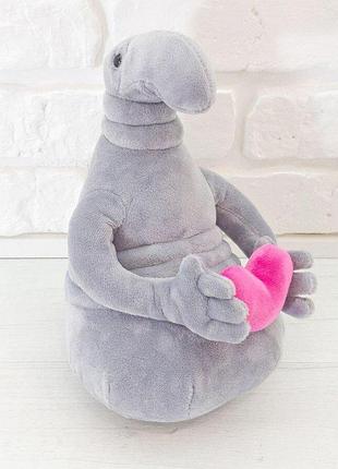 Серый почекун с сердцем от weber toys, 21 см