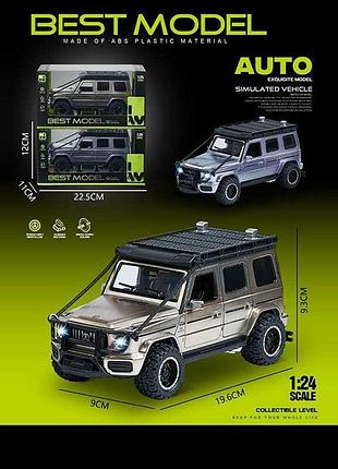 Ігрова машинка d 700-22 d з інерцією, світлом і звуком, масштаб 1:24, відкривні дверцята