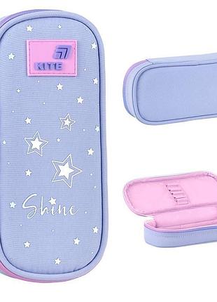 Пенал для шкільного приладдя twinke star світло-бузковий k26-662-16 kite