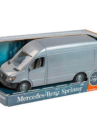 Лицензионный грузовик "mercedes-benz sprinter" 39654 (серый) от "tigres"