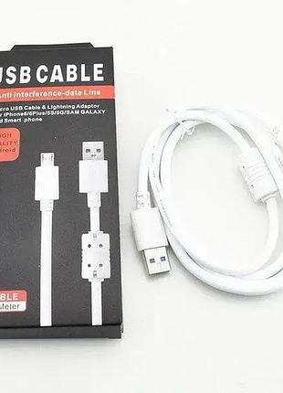 Кабель micro usb высокого качества 1.5 м для мобильных телефонов sb 4187 — прочный кабель для зарядки и передачи данных