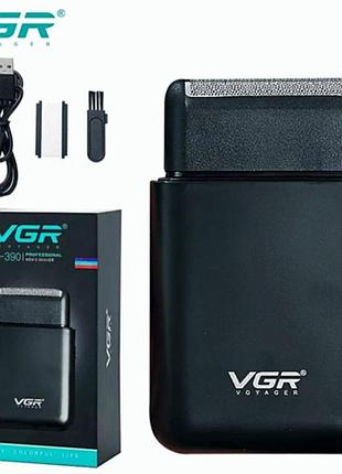 Портативная электрическая бритва vgr v-390 black