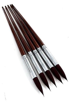 Кисти художественные круглые №7 с нейлоновым ворсом ra-9127-7 royal-art