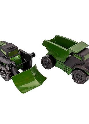 Набор игрушечной военной техники "строители боя" 9345 (6) "technok toys", 2 единицы